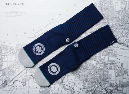 STALLEY X STANCE BLUE COLLAR GANG SOCKS (NAVY)