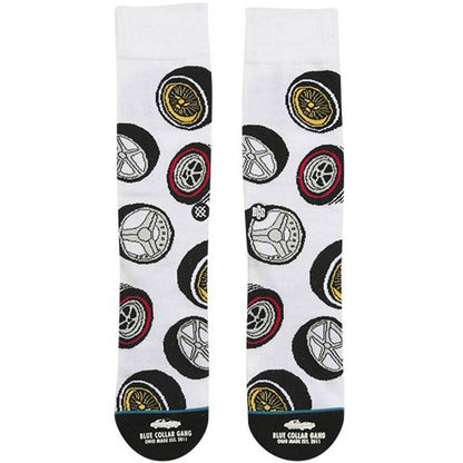 STALLEY X STANCE WHEELS SOCK (WHITE)