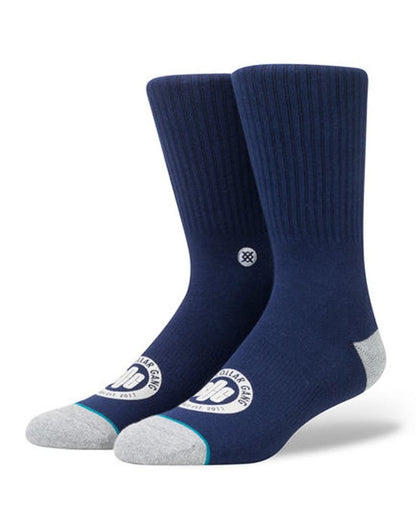 STALLEY X STANCE BLUE COLLAR GANG SOCKS (NAVY)